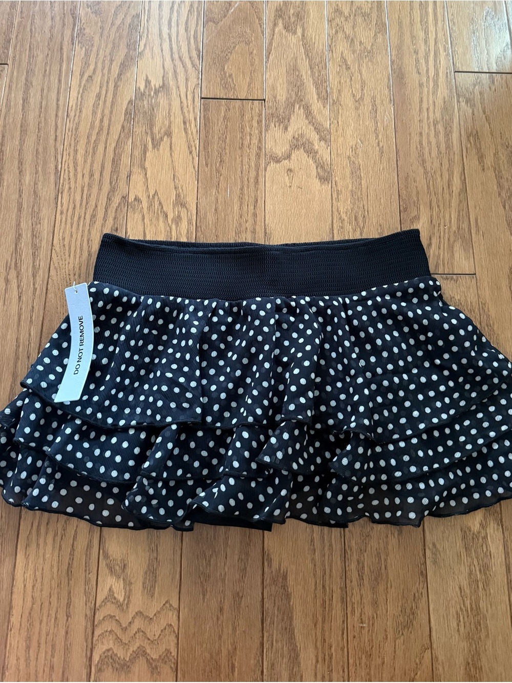 Princess Polly Black and White Polka Dots Mini Skirt